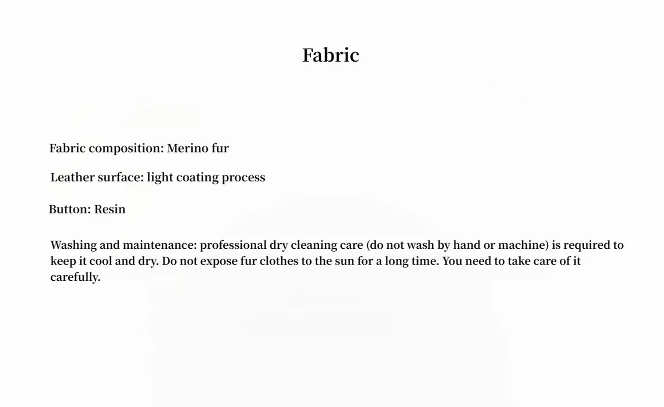 "Korean Drama Ace" Merino Mid-Length Sheepskin Coat