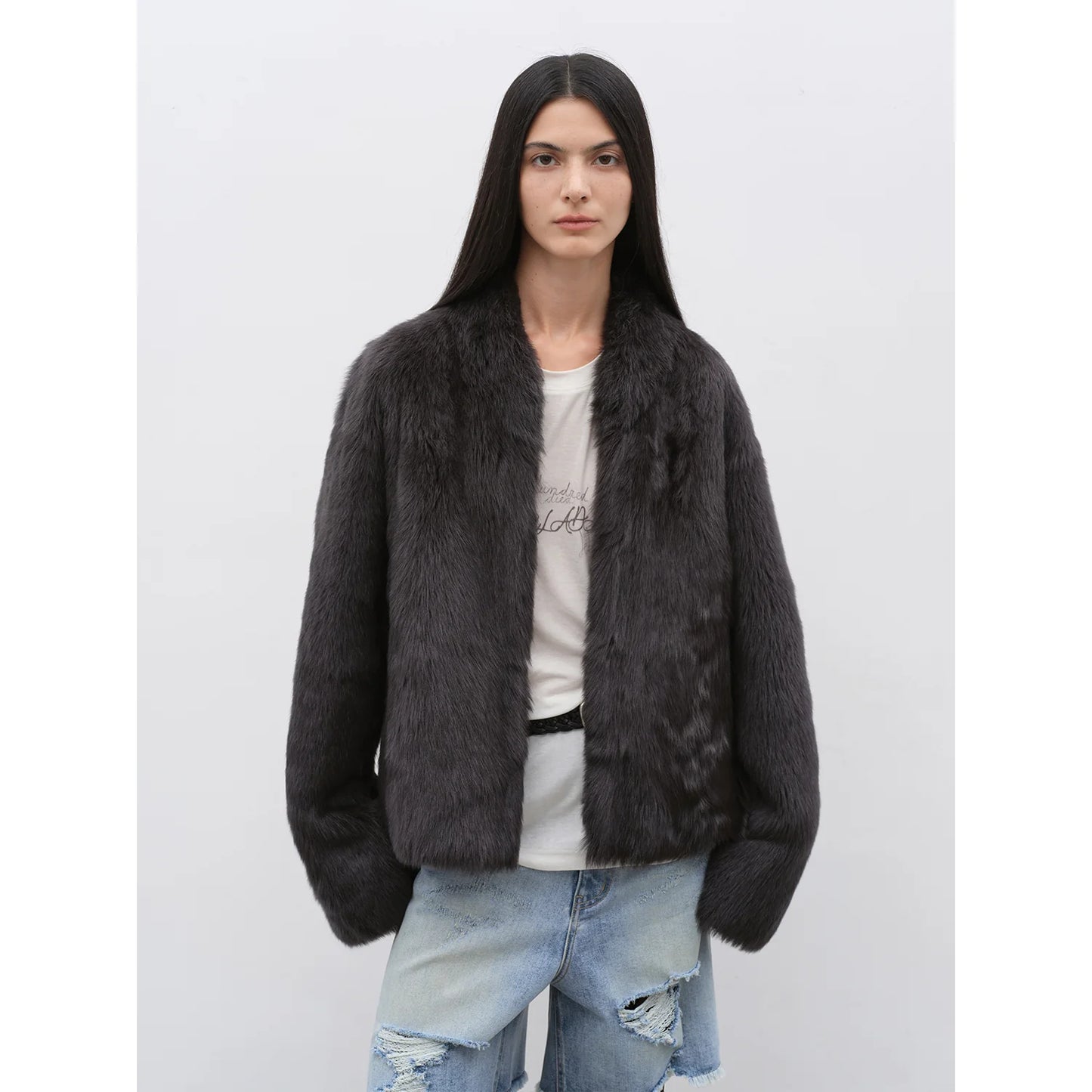 Practical Wearism Casual Urban Drop Shoulder Stand Collar Tuscan Sheepskin