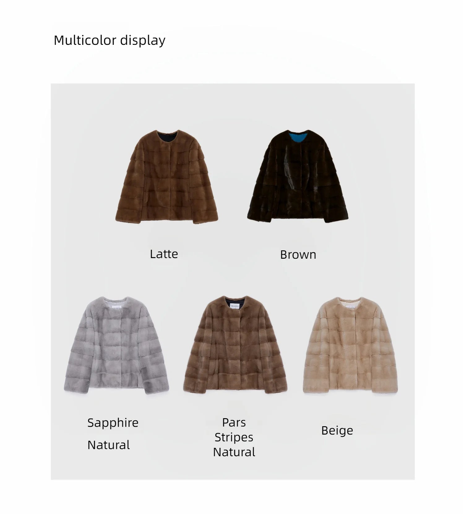 Vintage Clock Velvet Mink Fur Coat Winter